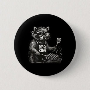 Badge Rond 5 Cm Papa drôle BBQ Grillade Barbecue Papa Grand-père B