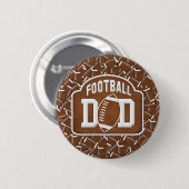 Badge Rond 5 Cm Papa du football (Devant & derrière)