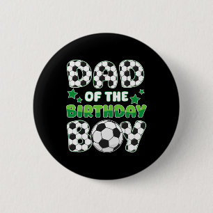 Badge Rond 5 Cm Papa du garçon qui fête son anniversaire Famille d