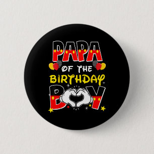 Badge Rond 5 Cm Papa Et Maman Papa De La Fête De La Famille Des En