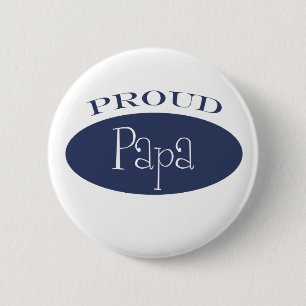 Badge Rond 5 Cm papa fier