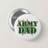 Badge Rond 5 Cm Papa fier d'armée (Devant & derrière)