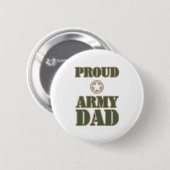 Badge Rond 5 Cm Papa fier d'armée (Devant & derrière)
