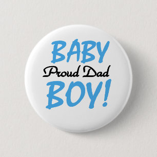 Badge Rond 5 Cm Papa fier de bébé