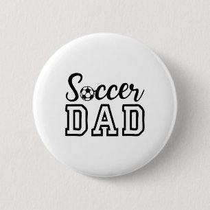 Badge Rond 5 Cm Papa footballeur _1