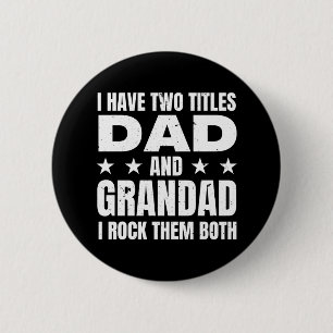 Badge Rond 5 Cm Papa Grand