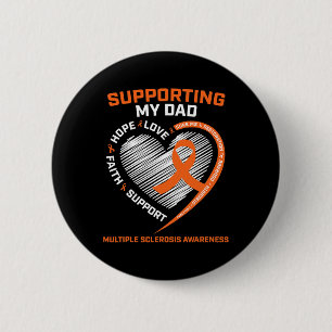 Badge Rond 5 Cm Papa Ms Papa Sclérose en plaques Papa