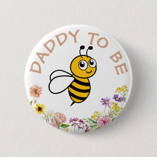 Badge Rond 5 Cm Papa Pour Être Doux Comme Il Peut Être