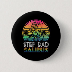 Badge Rond 5 Cm Papa Saurien Dinosaure Papa Saurus Famille Tapis
