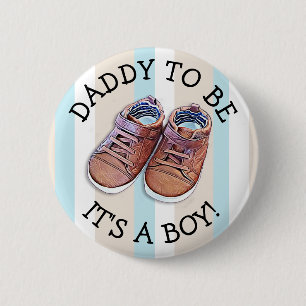 Badge Rond 5 Cm Papa sera Baby shower Bouton