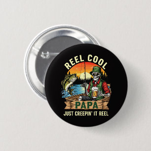 Badge Rond 5 Cm Papa Super Cool qui se faufile vraiment