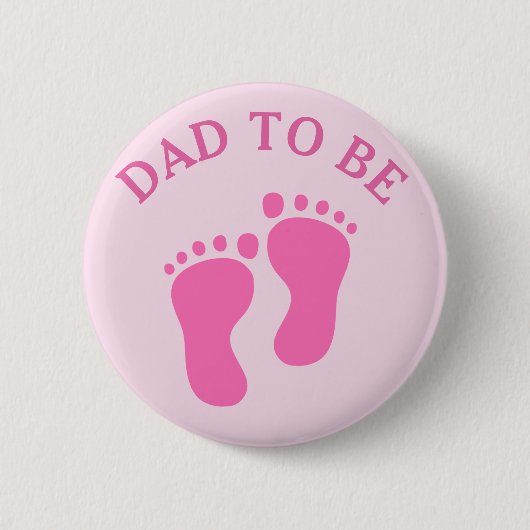 Badge Rond 5 Cm Papa to Be (fille) (Devant)