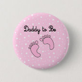 Badge Rond 5 Cm Papa to Be (Fille) (Devant)