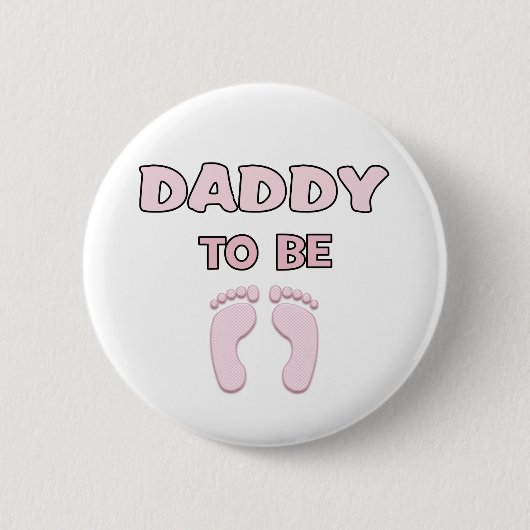 Badge Rond 5 Cm Papa to Be (Fille) (Devant)