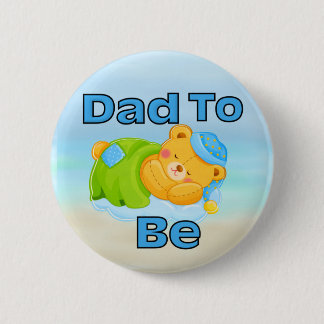 Badge Rond 5 Cm Papa to Be (Garçon)