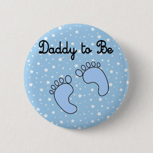 Badge Rond 5 Cm Papa to Be (Garçon)