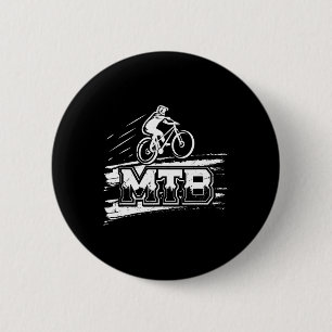Badge Rond 5 Cm Papa VTT Papa Vélo Tout Terrain Drôle de Vélo