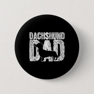 Badge Rond 5 Cm Papa Wiener Père Fête des pères Cadeau Vintage