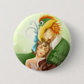 Badge Rond 5 Cm Papageno Papagena (Devant)