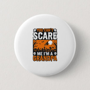 Badge Rond 5 Cm Papé Grand-père effrayant Design de chemise Hallow