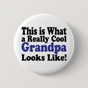 Badge Rond 5 Cm Papi Cool
