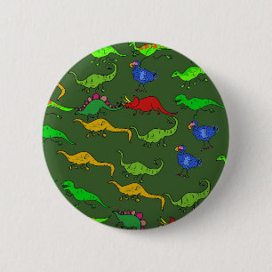 Badge Rond 5 Cm Papier peint de Dino