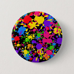 Badge Rond 5 Cm Papier peint d'éclaboussure