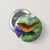 Badge Rond 5 Cm Papillon (Devant & derrière)