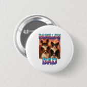 Badge Rond 5 Cm Papillon (Devant & derrière)
