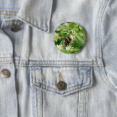 Badge Rond 5 Cm Papillon (En situation)