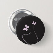 Badge Rond 5 Cm papillon (Devant & derrière)