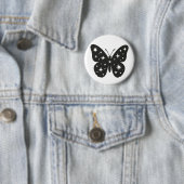 Badge Rond 5 Cm Papillon (En situation)