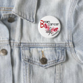 Badge Rond 5 Cm PAPILLON 3 de cancer du cerveau (En situation)