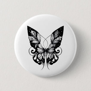 Badge Rond 5 Cm Papillon animal sauvage la nature Illustration Art