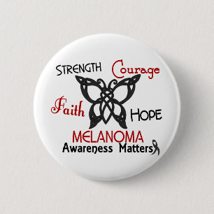 Badge Rond 5 Cm Papillon celtique 3 de mélanome