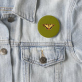 Badge Rond 5 Cm Papillon dansant (En situation)