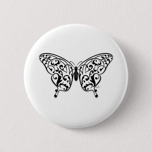 Badge Rond 5 Cm Papillon_Design (Devant)