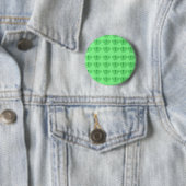 Badge Rond 5 Cm Papillon en vert (En situation)