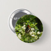 Badge Rond 5 Cm Papillon-soeur de Californie en Yosemite (Devant & derrière)