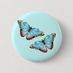 Badge Rond 5 Cm Papillons Artsy