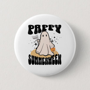 Badge Rond 5 Cm Pappy Summerween Ob Nurse Halloween Ghost Avec Spe
