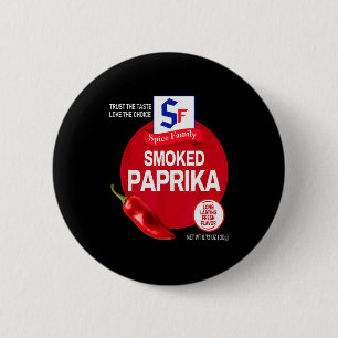 Badge Rond 5 Cm Paprika Fumé Costume de groupe de Halloween corres