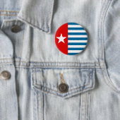 Badge Rond 5 Cm papua occidental (En situation)