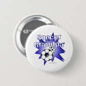 Badge Rond 5 Cm Papy de foot (Devant & derrière)