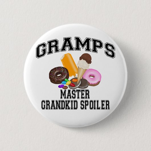 Badge Rond 5 Cm Papy de spoiler de Grandkid (Devant)