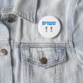 Badge Rond 5 Cm papy des jumeaux (En situation)