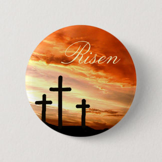 Badge Rond 5 Cm Pâques