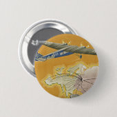 Badge Rond 5 Cm Par avion vers l'URSS (Devant & derrière)
