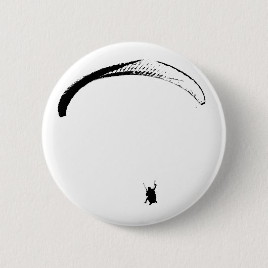 Badge Rond 5 Cm Parachute noir et blanc - boutons (Devant)
