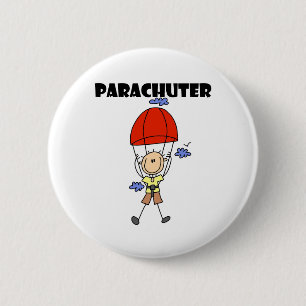 Badge Rond 5 Cm Parachutiste